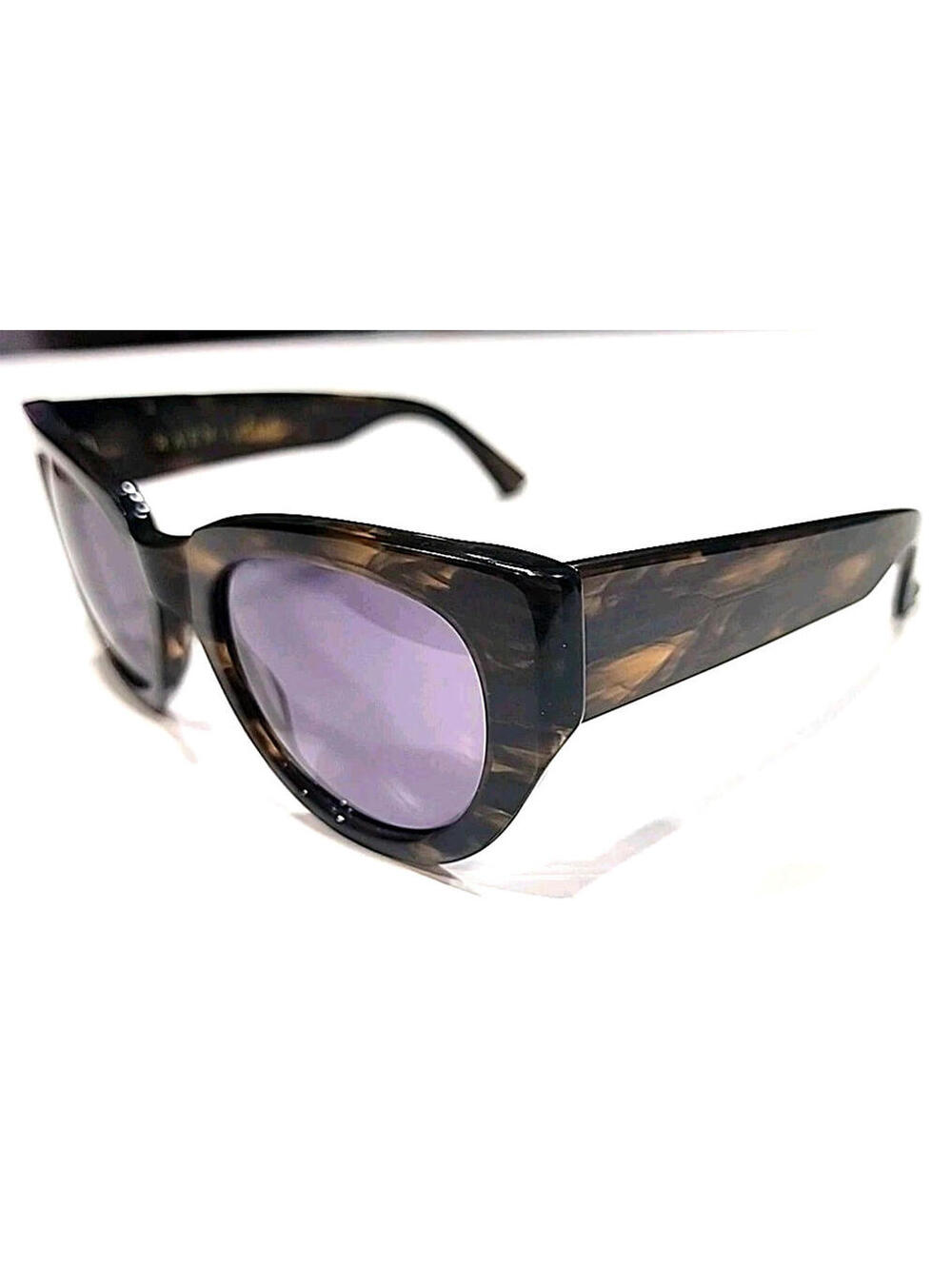 Raen Volant Stout Tortoise Purple Cat Eyes Sunglasses